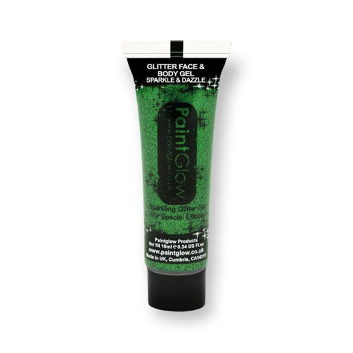 Picture of GLITTER FACE & BODY GEL GREEN - 10 ML